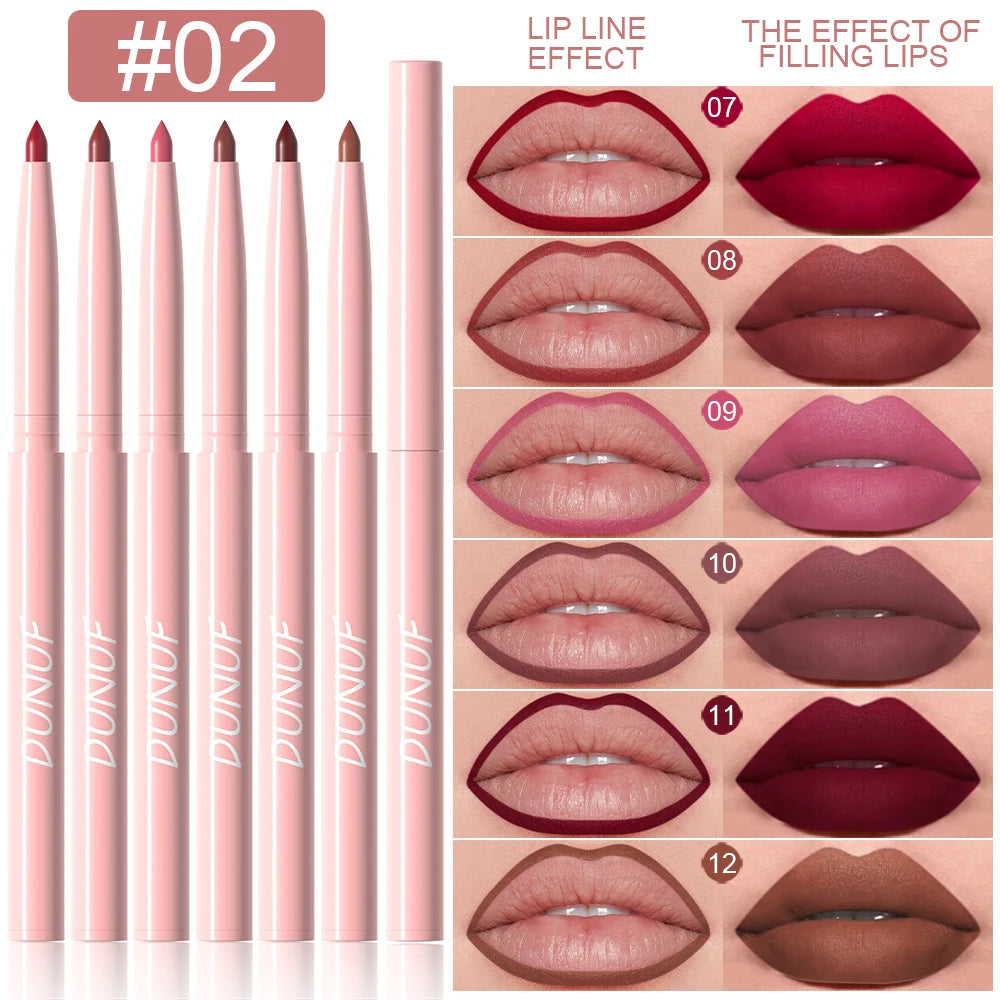 Waterproof Precision Lip Liner Kit – 6 Colors